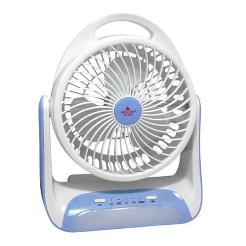 Bright Rechargeable Mini Fan and Light BR66RC Pettah Online
