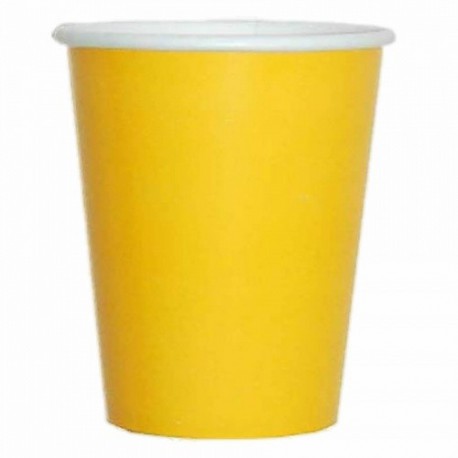 Colored Paper Beverage Cups - 170ml - 10pcs