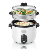 Black+Decker 1.8 Liter Rice Cooker with Steam Tray