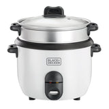 Black+Decker 1.8 Liter Rice Cooker with Steam Tray