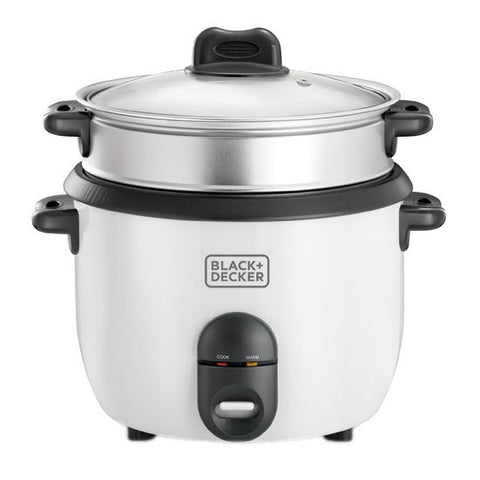 Black+Decker 1.8 Liter Rice Cooker with Steam Tray