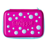 Smiggle Spot Double Up Hard Top Pencil Case - Purple
