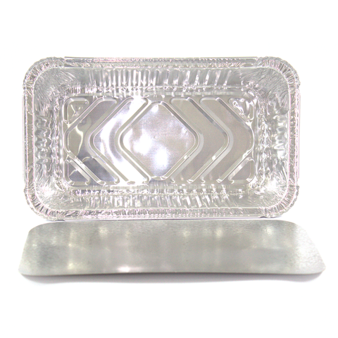 Target Pack Aluminium Foil Container with Lid - 1400ml - 5pcs