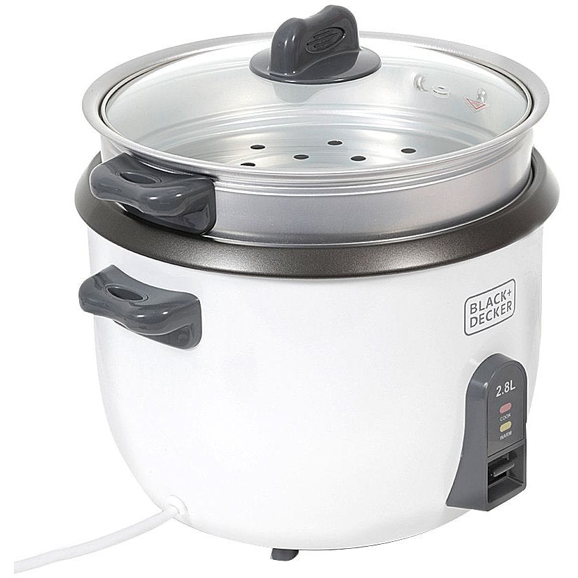 Black+Decker 1.8 Liter Rice Cooker with Steam Tray – Pettah Online