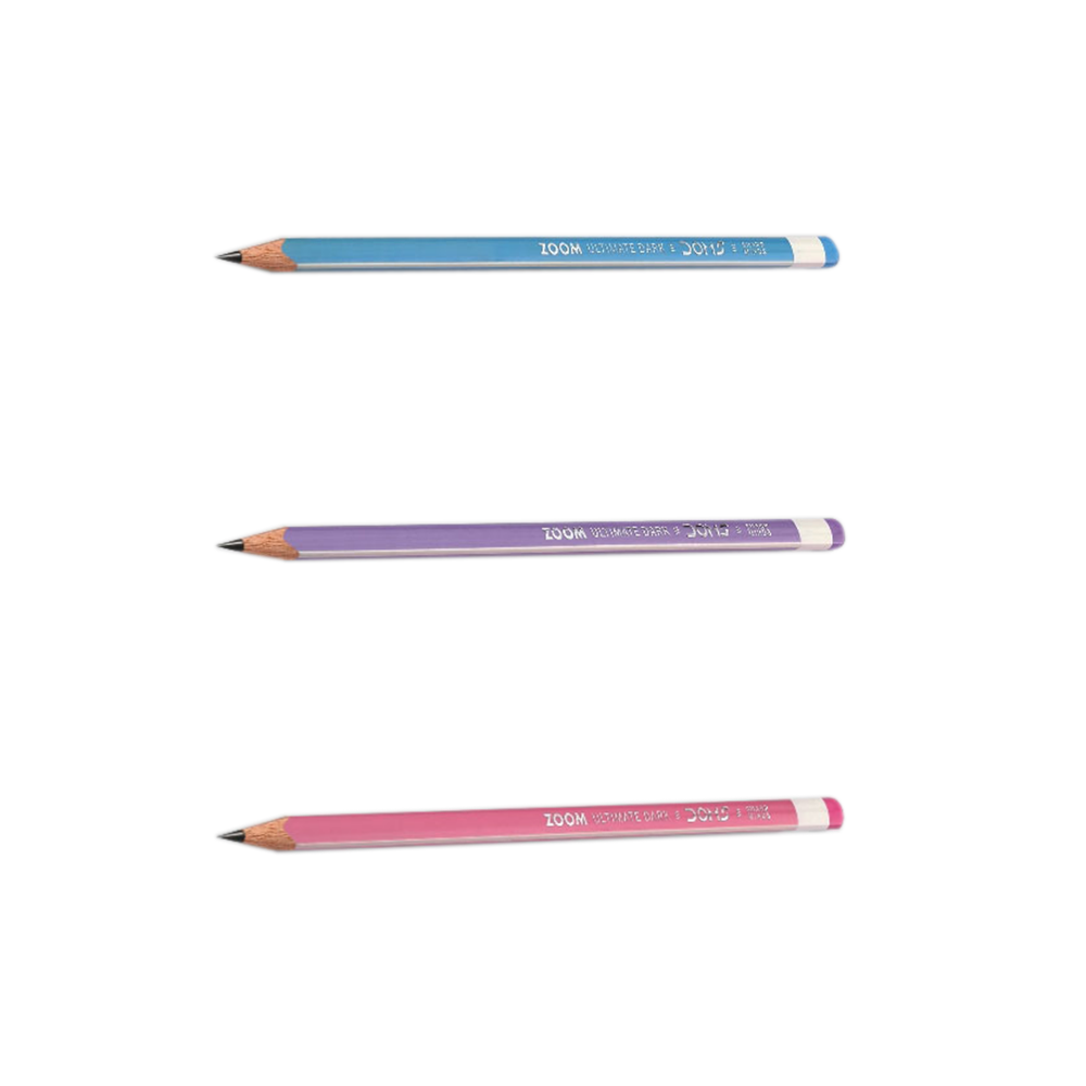 DOMS Zoom Ultimate Dark Triangle Pencils 12pcs Pettah Online