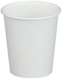 White Paper Beverage Cups - 170ml - 50 pcs