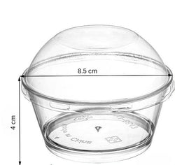Acrylic Dessert Cups - 100 pack - Wide