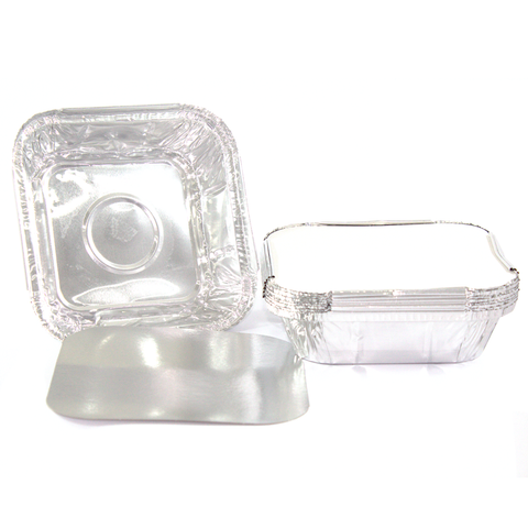 Target Pack Aluminium Foil Container with Lid - 1800ml - 10pcs