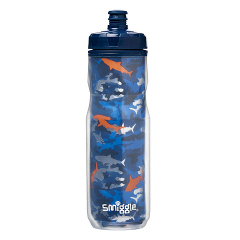 Smiggle On The Go Water Bottle - Mid Blue