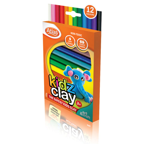 Atlas Kiddy Clay 12 Colours