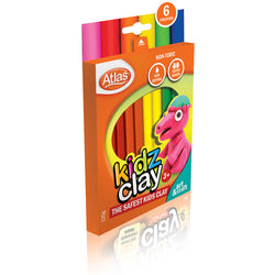Atlas Kiddy Clay 6 Colours