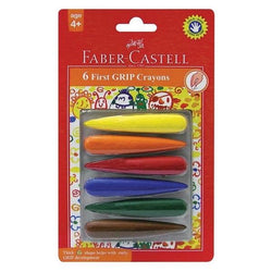 Faber-Castell 6 First GRIP Crayons
