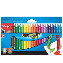 Maped Color Peps Wax Crayons 24 Colors