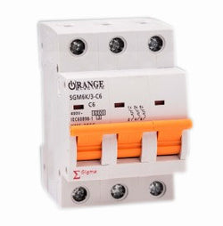 Orange Electric Sigma Series MCB - 3 Pole - Type C